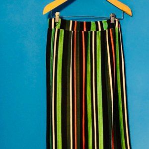 Zara Striped Maxi Skirt